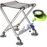 Ayt Sunup Sn-25796 Metal Balıkçı Taburesi Katlanabilir Taşınabilir Ayarlanabilir Katlanır Tabure 50X32cm