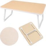 Ayt Sunup SN-29696 Katlanabilir Laptop Masası ve Yatak Koltuk Üzeri Tepsisi Ahşap Desen 70X48CM - Renkli - 1