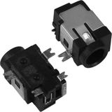 Ayt Taplet Pc Dc Dişi Güç Şarj Soketi Konnektörü 4 Pin 3.5x1.35 Jack Giriş Jak - Siyah