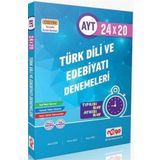 AYT Türk Dili ve Edebiyatı 24x20 Branş Denemeleri-Nego Yayınları
