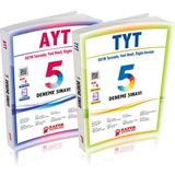 AYT - TYT 5’li TÜM DERSLER Deneme Sınavları Soru Bankası [2’li Set] Zafer Yayınları - YENİ - TYT - AYT 5'li Deneme Set