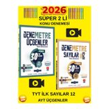 Ayt Üçgenler Geometri Denemetre + Tyt Sayılar İlk 12 Konu Denemesi Seti - Ösym Soruları Dahil
