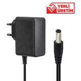 Ayt Weko 12 Volt 1 Amper 10 Watt Priz Tipi Adaptör 5.5x2.5 Uçlu Güvenlik Kamerası Led Şarjlı El Aletleri Adaptörü