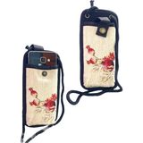 Aytan Dokuma Telefon Çantası – Askılı 10 x 21 cm - Çok Renkli