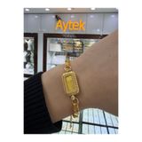 aytekgold 24 Ayar Gram Altınlı Külçe Pullu Bileklik