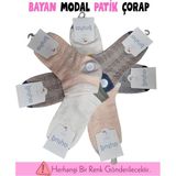 Aytuğ 33278 Kadın Modal Patik Çorap - Standart - Karışık