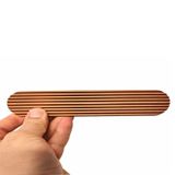 Aytuğ 5 Adet Rose Geniş T Çizgili Oval Çekmece Kulp 320 Mm Modern Şık Mobilya Kulpu