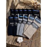 Aytuğ Bambu Lastiksiz Erkek Soket Çorabı; Yazlık; Dikişsiz; Asorti 12'li Paket; 41-45 (Diyabetik) - 41 - 45