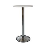 Aytuğ Masa Bar Masası Bistro Cafe Yuvarlak Kokteyl Ahşap Tablalı 110 Cm - 1.tk
