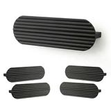 Aytuğ Metal (128 Mm-12.8 Cm) Mat Siyah Kulp (5 Adet) Mobilya Mutfak Çekmece Dolap Kapak Kulbu Kulpu