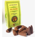 Ayurvedic Incense Ayurvedic Konik ( Geri Akış ) Tütsü Nag Champa Aromalı( 10 'lu )