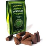 Ayurvedic Incense Ayurvedic Konik ( Geri Akış ) Tütsü Patchoulı Aromalı ( 10 'lu)