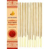 Ayurvedic Saffron Safran Masala Organik Tütsü - Kahverengi - 15 Adet