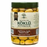 Ayvalık Köklü Zeytincilik 750 gr Domat Yeşil Kırma Zeytin