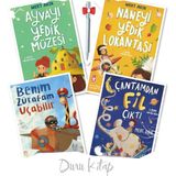 Ayvayı Yedik Müzesi - Naneyi Yedik Lokantası - Benim Zürafam Uçabilir - Çantamdan Fil Çıktı 4 Kitap - Mert Arık