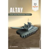 ayvazprinter ALTAY 1/35 Ölçek, 11x21,5x11,5 cm Boyutlu, Hareketli Palet Sistemi Olan Tank Maketi
