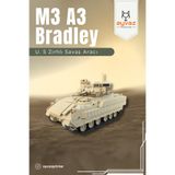 ayvazprinter M3A3 BRADLEY 1/35 Ölçek, 7,5x21,5x7,8 cm Boyutlu, Hareketli Palet Sistemi Olan Tank Maketi
