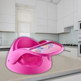 Ayvella Multi Seat Bebek Koltuğu Banyo Oturağı Mama Sandalyesi Çıkarılabilir Masalı Oyun Tepsili - Pembe
