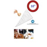 Ayver 50'li Krema Sıkma Torbası Kullan At Krem Şanti Torbası Pasta Süsleme Yazı Yazma Torbası 10 "