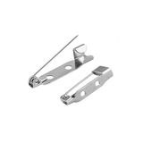 Ayver Metal Broş Iğnesi Yaka Iğnesi Alt Aparat 50 Li 3 Cm