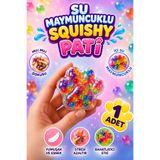 Ayver PATİ SQUISHY İÇİ MİNİK SU TOPLARI DOLU MUJMUJ SU TOPU SQUISHY SUKUŞİ STRES OYUNCAĞI YUMUŞAK OYUNCAK 1 ADET