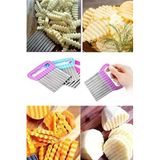 Ayver Tırtıklı Patates Cips Yapma Aparatı Chips Chopper Şekilli Sebze Ve Meyve Dilimleyici 1 Adet