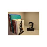 AYYBUU Dekoratif Kitap Tutucu 2’li Set Atatürk Silüet Ve Atatürk Büst Temalı Metal Kitap Tutucu