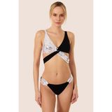 Ayyıldız 3550 Gümüş Parlak Kadın Bikini Takımı