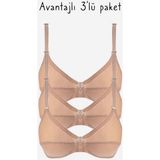Ayyıldız 556 3 'lü Ten Sütyen