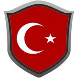 Ayyıldız Bayrak Rozet 7cm Sticker Etiket