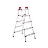 Ayyıldız Çift Çıkışlı Katlanabilir Ev Tipi Merdiven 5+5 Basamak Galvanizli