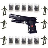 Ayyıldız Oyuncak Elite Power Lazerli Boncuk Atan Oyuncak Tabanca + 10 Paket Boncuk + 6 Adet Plastik Hedef 1 Adet