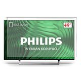 Ayyıldız Pleksi Philips 49PUS8503 49 İnç Uyumlu TV Ekran Koruyucu