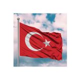 AYYILDIZ TÜRK BAYRAĞI PARAŞÜT KUMAŞ 70*105