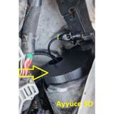 Ayyüce 3d, Suzuki Grand Vitara Led Far Tozluk Kapağı, Siyah, 2x