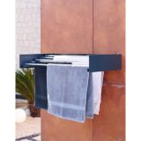 Ayz Design Kurutmalık Çamaşır Askısı - Duvara Monte, Katlanabilir Çamaşırlık - 70 Cm Belize Antrasit
