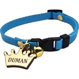 Ayz Markalama Isimli Kedi Tasması , Kedi Isimlik , Isme Özel Tasma , Kedi Künyesi, Kedi Madalyon,pleksi Künye,isimli Künye - Turkuaz