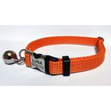 Ayz Markalama Metal Kilitli Kedi Tasması, Isimli Kedi Tasması, Kedi Isimlik, Kedi Künyesi, Isimli Köpek Tasması, Köpek Isimlik - Orta Boy - Turuncu
