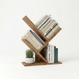 Ayz Masaüstü Kitaplık Masa Üstü Raf Mini Kitaplık Kitap Düzenleyici Kitap Rafı Çalışma Masası Ofis Organizer Ağaç - Atlantik Çam