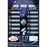 Ayza Tasarım İsme Özel Su Geçirmez Uzay Temalı Okul Etiketi Sticker Kişiye Özel Erkek Çocuk İsim Etiketi Kırtasiye - Çok Renkli