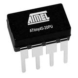 Ayzek ATTINY45-20PU 8-Bit 20MHz Mikrodenetleyici DIP-8 | AVR Mimarisi, 8 Pin DIP Paket, Düşük Güç Tüketimi, Flash Bellek, Gömülü Sistemler