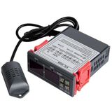 Ayzek STC-3028 220V LCD Ekranlı Problu Termostat Dijital Sıcaklık Cihazı | Problu Sensör, Çift Ekran, Termostat, 110-220V AC, Sıcaklık ve Nem Ölçer