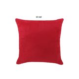 AYZEN HOME Kırmızı Kadife 1.kalite Döşemelik Kumaştan Kırlent (içi Boş) Fermuarlı