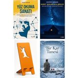 Ayzıt Yayınları Yüz Okuma Sanatı - Murat Kaplan + Kuzey Işıklarının Şarkısı + Telefon Tutucu + Bir Kar Tanesi