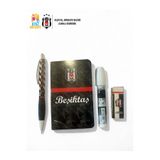 AYZTOYS KIRTASİYE Beşiktaş Lisanslı 4 Parça Kırtasiye Seti - Öğrenci Okul Seti
