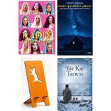 Az Kitap Kadın Psikolojisi - Akif Manaf + Kuzey Işıklarının Şarkısı + Telefon Tutucu + Bir Kar Tanesi