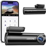 AZDOME 1296 P Çizgi Kamı, WiFi Mini Gizli Araba Kamera ile, Gece Görüşlü Ses Kontrolü Araç Kaydedici, WDR, Döngü Kayıt, G-Sensor, Süper Kapasitör (M300)
