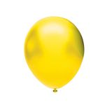 AZEBU Balon 12 Baskisiz Metalik Sari P100