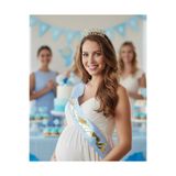 Azebu Mom To Be Kuşak Ve Taç Doğum Partisi & Anne Kuşağı Ve Tacı Baby Shower Set