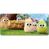 Azemax 70X30 cm Renkli Civciv Desenli Kaydırmaz Taban Mouse Pad